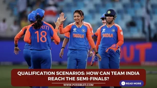 Qualification Scenarios: How can team India reach
