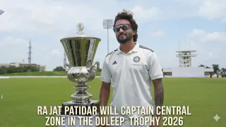 Rajat Patidar will captain Central Zone
