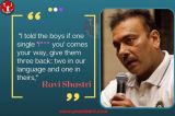 Ravi Shastris Message To