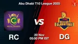 RC vs DG, Pitch