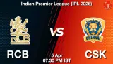 RCB vs CSK IPL