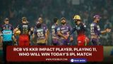 RCB vs KKR Impact