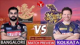 RCB vs KKR Match Preview, RCB