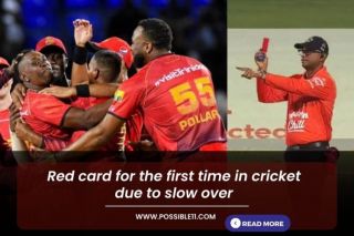 Red card for the first time