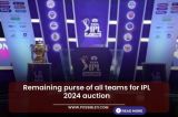 Remaining purse of all