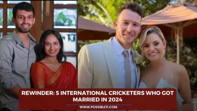 Rewinder: 5 International Cricketers who got married