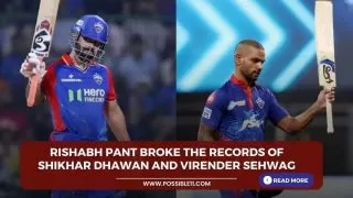 Rishabh Pant broke the records of