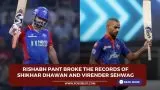 Rishabh Pant broke the