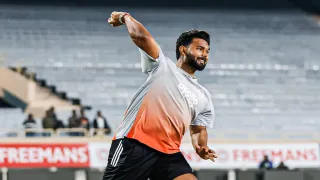 Rishabh Pant Hit In Training Ahead