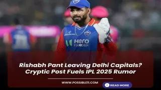 Rishabh Pant Leaving Delhi Capitals? Cryptic