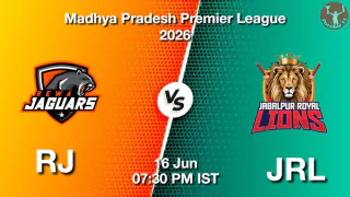 RJ vs JRL MPL 2026 Match