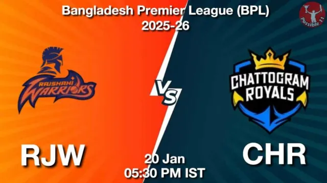 RJW vs CHR BPL 2025-26, Pitch Report,