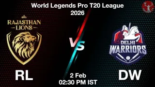 RL vs DW WLP 2026, Pitch