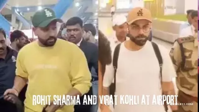 Rohit Sharma and Virat Kohli Arrive in