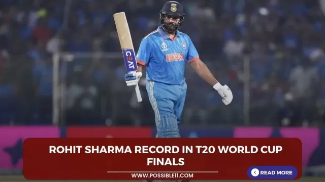 Rohit Sharma record in T20 World Cup