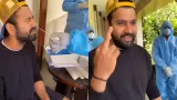 Rohit sharma shows middle