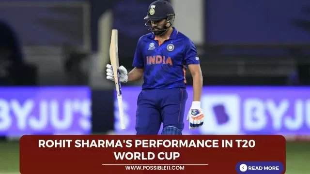 Rohit Sharmas performance in T20 World Cup,