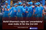 Rohit Sharmas reply on