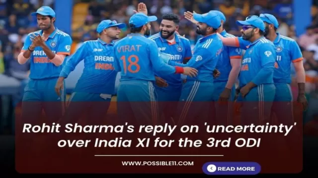 Rohit Sharmas reply on uncertainty over India