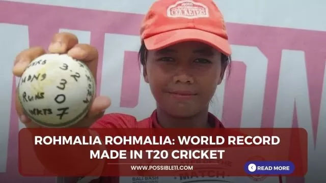 Rohmalia Rohmalia: World record made in T20