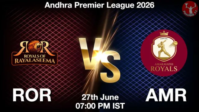 ROR vs AMR APL T20 2026 Match