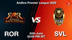 ROR vs SVL APL 2026 Picture