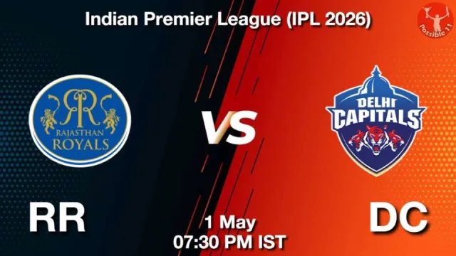 RR vs DC IPL 2026: Match Preview,