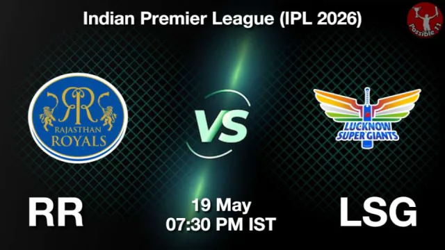 RR vs LSG IPL 2026: Match Preview,