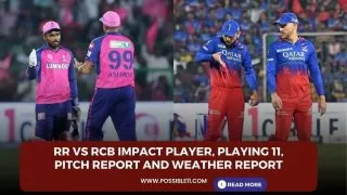 RR vs RCB Impact Player, Playing