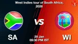SA vs WI 2nd