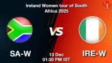 SA-W vs IRE-W 1st