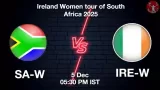 SA-W vs IRE-W 1st
