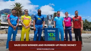 SA20 2025 Winner and Runner-up Prize