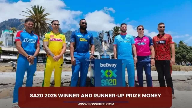 SA20 2025 Winner and Runner-up Prize Money