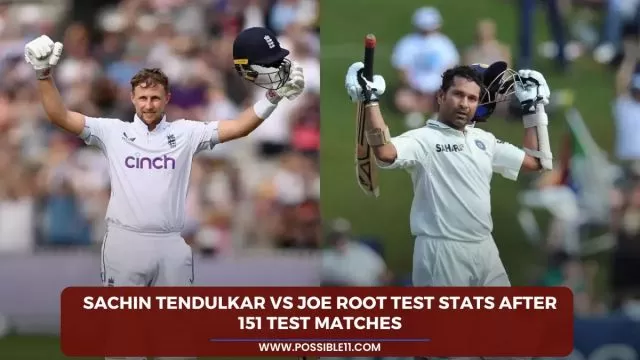Sachin Tendulkar vs Joe Root Test stats