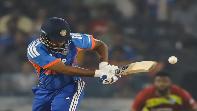 sanju samson 56 (23 ball) vs west indies