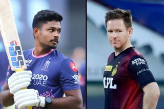 Sanju Samson and Eoin Morgan will