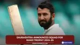 Saurashtra announces squad for