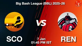 SCO vs REN BBL 2025-26, Pitch
