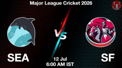 SEA vs SF MLC 2026 Picture