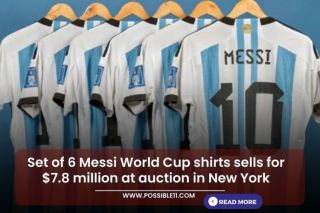Set of 6 Messi World Cup
