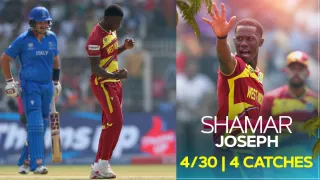 Shamar Joseph Creates History: Most Catches