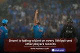 Shami is taking wicket
