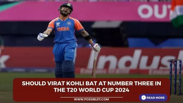 Should Virat Kohli bat at number three