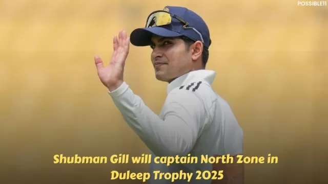 Shubman Gill will captain North Zone in