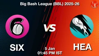 SIX vs HEA BBL 2025-26, Pitch