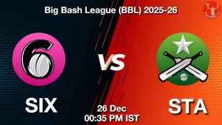SIX vs STA BBL 2025-26, Pitch