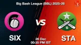 SIX vs STA BBL