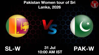 SL-W vs PAK-W 1st T20I 2026