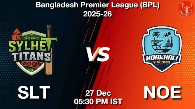 SLT vs NOE BPL 2025-26, Pitch Report,